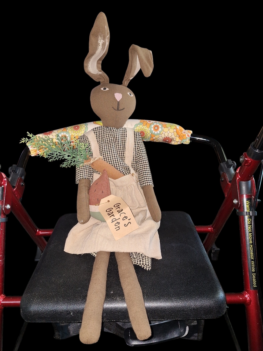 Handmade Brown Bunny Doll